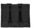 NCSTAR Triple Pistol Magazine Pouch Nylon Black MOLLE Straps for Attachment Fits Three Standard Capacity Double Stack Ma