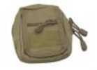 NCSTAR Small Utility Pouch Nylon Tan MOLLE Straps for Attachment Zippered Compartment CVSUP2934T