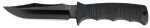 SOG Knives SEAL Pup Elite Black TiNi, Straight Edge, Nylon Sheath, Clam Pack E37SN-CP