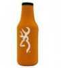 AES Outdoors Browning Bottle Coozie Orange/White BR-BTL-OW
