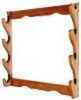 Allen Four Gun Wooden Wall Rack Solid Construction 24.5"X24.5"x4.25" Natural Finish 18550