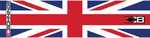 Bohning Arrow Wrap United Kingdom Flag 7 in. Standard 13 pk. Model: 501041UKF