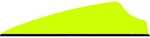 Q2i Fusion X-II SL Vanes Neon Yellow 1.75 in. 100 pk. Model: Q20046