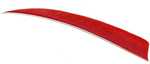 Trueflight Shield Cut Feathers Red 4 in. RW 100 pk. Model: 11603