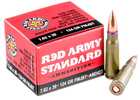 7.62X39mm 1000 Rounds Ammunition Red Army Standard 124 Grain FMJ
