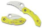 Spyderco Dragonfly 2 2.25 in H1 Hawkbill Serrated Yellow FRN