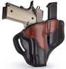 1791 Gunleather Open Top BH1M1 Multi-Fit OWB Holster With Built in Magazine Pouch for 5" 1911 Semi Auto Models Right