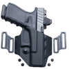 Crucial Concealment 1000 Covert OWB Compatible With for Glock 17 Kydex Black