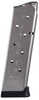 Metalform 1911 Government/Commander Full Size Magazine .45 ACP 8 Rounds Removable Base Stainless Steel