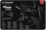 TekMat Sig P320 Pistol Mat 11"x17" Black Includes Small Microfiber TekTowel Packed In Tube R17-SIGP320