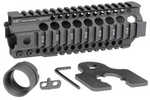 Midwest Industries Combat Rail T-Series Free Float Handguard 7.25" Length Quad Black Anodized Finish Incudes Barrel