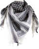 Red Rock Shemagh Head Wrap White/black