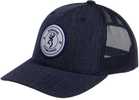 Browning Cap Scout Logo Navy Blue With Circle Patch Adjustable