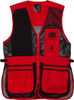 BG Mesh Shooting Vest R-Hand Large Black/Red Trim