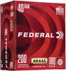 Federal Champion Training 40 S&W 180 gr Full Metal Jacket (FMJ) Ammo 200 Round Box