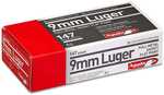 9mm Luger 50 Rounds Ammunition Aguila 147 Grain Full Metal Jacket