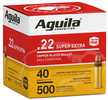 22 Long Rifle 500 Rounds Ammunition Aguila 40 Grain Lead