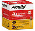 22 Long Rifle 250 Rounds Ammunition Aguila 40 Grain Lead