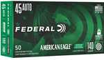 45 ACP 50 Rounds Ammunition Federal Cartridge 137 Grain Lead Free