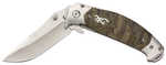 Browning Tactical Hunter 3.25" 9Cr14MoV Stainless Steel Modified Drop Point Mossy Oak Bottomland Handle