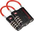 Horn TSA Padlock W/ Cable 2Pk