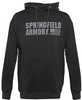 Springfield Armory Flag Logo Mens Sweatshirt Charcoal Gray Small Long Sleeve