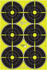 Allen 15355 EZ-Aim Splash Bullseye Non-Adhesive Paper Target 12.50" W X 18.25" H 8 Per Pkg