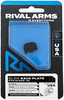 Rival Arms Slide Back Cover Plate Single Stack for Glock 42 Black Anodized Aluminum Handgun