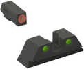 Meprolight Hyper Bright Night Sights For Glock 42/43 Tritium Orange/Green
