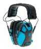 Caldwell Youth Electron Earmuff Neon Blue