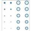 Gunstar Pro Series Chubbie Reticle Set Blue