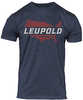 Leupold 180439 American Original T-Shirt Navy Heather 2Xl Short Sleeve
