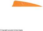 Gateway Shield Cut Feathers Tre White/Orange 4 in. LW 50 pk.  