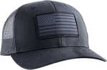 Magpul Standard Black Adjustable Snapback OSFA Structured Woven American Flag Patch