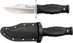 Cold Steel Leatherneck Mini 3.50" Fixed Plain Clip Point 8Cr13MoV SS Blade/ Black Contoured Kray-Ex Handle