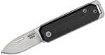 Bear & Son 109bk Slipjoint Folding Knife 1.5" Satin Drop Point Blade, Black Aluminum Handles