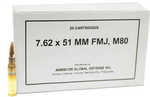 Armscor Precision M80 7.62x51mm NATO 147 gr FMJ Ammo 20 Round Box