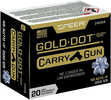 Speer Gold Dot Carry Gun 45 ACP +P 200 Gr Hollow Point (HP) Ammo 20 Round Box