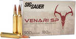 Sig Sauer Venari 300 Win Mag 180 gr 3050 fps Soft Point (SP) Ammo 20 Round Box