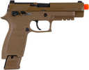 Sig Sauer Airguns AIRPFM17 Proforce M17 Soft C02 6mm Plastic BB 21Rd Coyote Tan Optic Cut Slide Polymer Grips