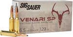 Sig Sauer V65CMSP129-20 Venari 6.5 Creedmoor 129 Gr 2820 Fps Soft Point (SP) 20 Bx/10 Cs