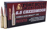 Fort Scott Munitions 65Cm123SCV11 Tumble Upon Impact (TUI) 6.5 Creedmoor 123 Grain Solid Copper Spun (SCS) 20 Per Box