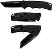 Cold Steel CSFLC3T10A Verdict 3" Folding Tanto Plain Black Matte AUS-10A SS Blade/Black G10 Handle Includes Belt Clip