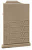 Mdt Sporting Goods Inc 104447FDE AICS Magazine 10Rd Extended 308/6.5 Creedmoor Short Action, FDE Polymer, Fits Some Chas