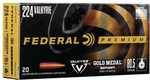 Federal 224 Valkyrie 80.5Gr Gold Medal Berger Ammo 20Rd