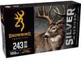 Browning 243 Winchester 100 Grain Silver Series Rifle Ammo 20 Rounds