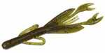 Zoom Lures Baby Brush Craw 4in 12pk Green Pump Blue Model: 149-239