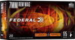 Federal Fusion 7mm PRC 175 Gr Soft Point Ammo - 20 Rounds for Big Game Hunting