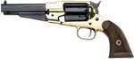Pietta RGBSH44 1858 Rem Texas Sheriff 44 Cal 6 Shot 5.50" Blued Octagonal Steel Barrel & Cylinder, Brass Frame, Checkere