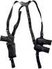 1791 Gunleather NSS1SBLVR Optic Ready Shoulder Vertical Black Fits 1911 Right Hand